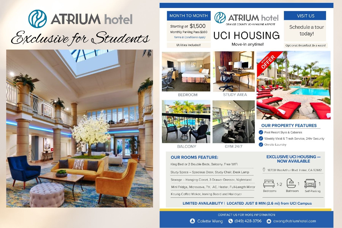 Exclusive Offer - UCI Students
